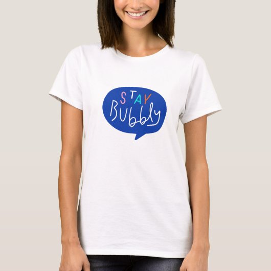 バブル状態を続ける Tシャツ (正面)