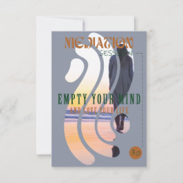 バブル瞑想のご招待テンプレート 招待状