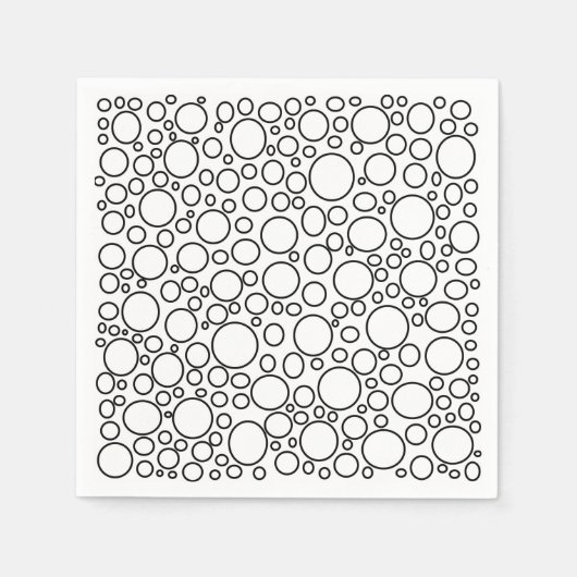 バブル紙ナプキンス スタンダードカクテルナプキン (正面)