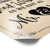 バブル結婚符号またはパーティー符号 フォトプリント            (角)