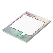 バブル考えブレストホワイトボード ノートパッド (回転)