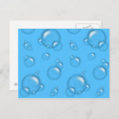 バブル背景ポストカード! ポストカード (正面/裏面)