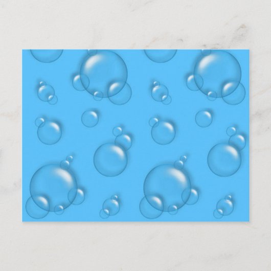 バブル背景ポストカード! ポストカード (正面)