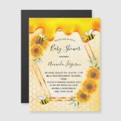 バブル蜂ひまわり花ママに赤ちゃんシャワー (正面/裏面)