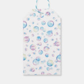 バブル誕生日サンキューラベル夏パーティー ギフトタグ (裏面)