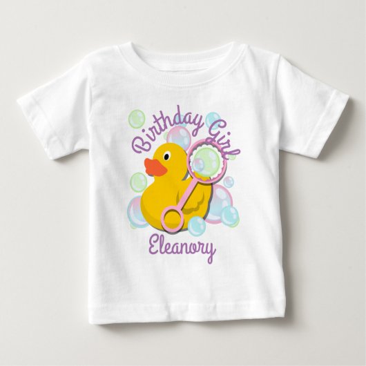 バブル誕生日シャツバブル誕生日シャツ ベビーTシャツ (正面)