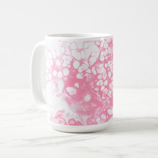 バブル赤面喜び コーヒーマグカップ (正面左)