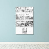 バブル遊ベンチャーを風刺するカード キャンバスプリント (インサイチュ (ウッドフロア))