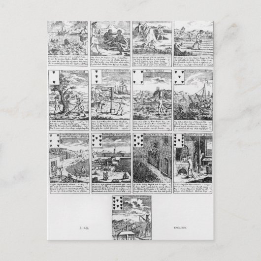 バブル遊ベンチャーを風刺するカード ポストカード (正面)