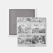 バブル遊ベンチャーを風刺するカード マグネット (正面/裏面)