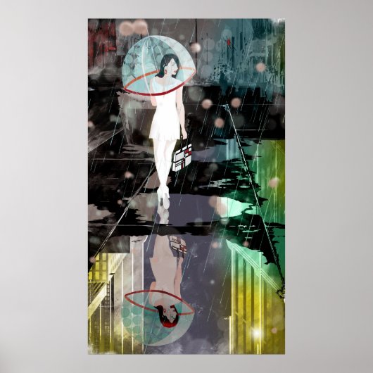 バブル雨 ポスター (正面)