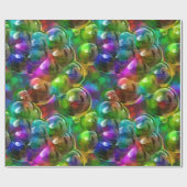 バブル2ラッピング紙 ラッピングペーパー (フラット)