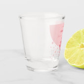 バブル イン ピンク:Pretty Elegance ファン ブライズ シャワー ショットグラス (左)