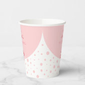 バブル イン ピンク：Pretty Elegance Fun ブライズ シャワー 紙コップ (左)
