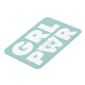 バブル：ガールパワー マグネット (左側)