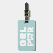 バブル:ガールパワー ラゲッジタグ (正面縦)