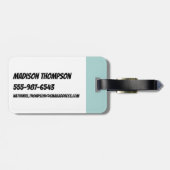 バブル:ガールパワー ラゲッジタグ (裏面横)