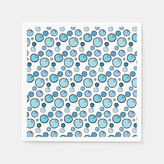 バブル スタンダードカクテルナプキン (正面)