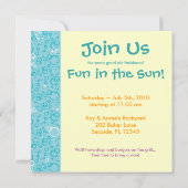 バブル&ストライプ招待状 招待状 (裏面)