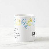 バブル&ダックス浴時間パーソナライズされたマグカップ コーヒーマグカップ (中央)