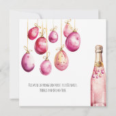 バブル、バニー、イースターブランチ 招待状 (裏面)