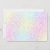 バブル フォト 招待状 (裏面)