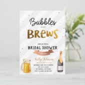 バブル&ブライダルシャワーの招待 招待状 (スタンド正面)