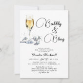 バブル ブラング ブライダルシャワーの招待状 招待状 (正面)
