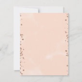 バブル&ブルーズバラ金ゴールドグリッターありがとう サンキューカード (裏面)