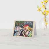 バブル・ブロワ・ノート・カード カード (黄色い花)