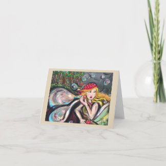 バブル・ブロワ・ノート・カード カード