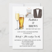 バブル&ブローズカップルズウェディングシャワー招待状 招待状 (正面)