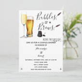バブル&ブローズカップルズウェディングシャワー 招待状 (スタンド正面)