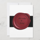 バブル&ブローズカップルズウェディングシャワー 招待状 (裏面)