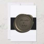 バブル&ブローズカップルズウェディングシャワー 招待状 (裏面)