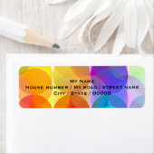 バブル – 差出人住所ラベル ラベル (インサイチュ)