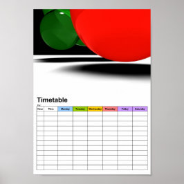 バブル/時刻表 ポスター