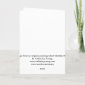 バブルN'Ovaグリーティングカード カード (裏面)