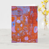 バブルN'Ovaグリーティングカード カード (黄色い花)