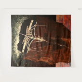 バブレパシフィックウォールタペストリー タペストリー (正面(横))