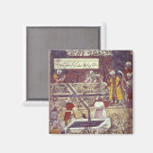 バブール天皇及びその建築計画 マグネット (正面/裏面)