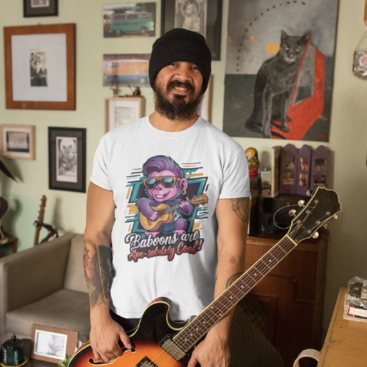 バブーンファンキーロックスターティー Tシャツ