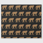 バブーンモンキーアート ラッピングペーパー (フラット)