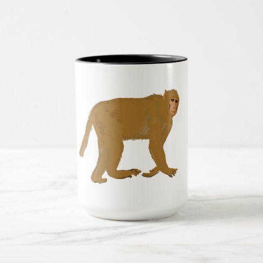 バブーン・モンキー・アート マグカップ (中央)