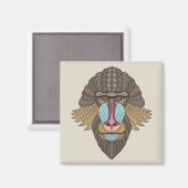 バブー図解入りの、写真付きのン マグネット (正面/裏面)