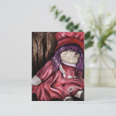 バブ化されたベビー人形。 ポストカード (スタンド正面)