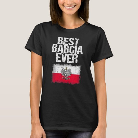 バブ最高のアイバーシャツマザーズ・デイポーランド祖母 Tシャツ (正面)