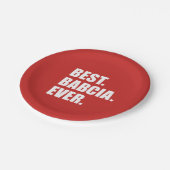 バブ最高のア・エバー・ポーランド祖母 ペーパープレート (アングル)