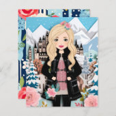 バブ王室のリアの夢のための紙人形のドレス (正面/裏面)