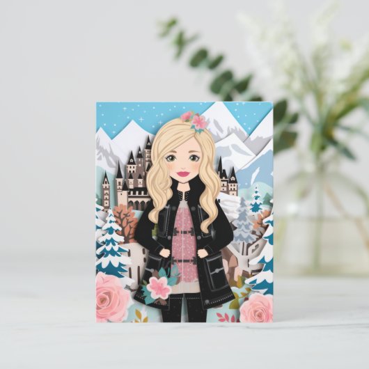 バブ王室のリアの夢のための紙人形のドレス (スタンド正面)